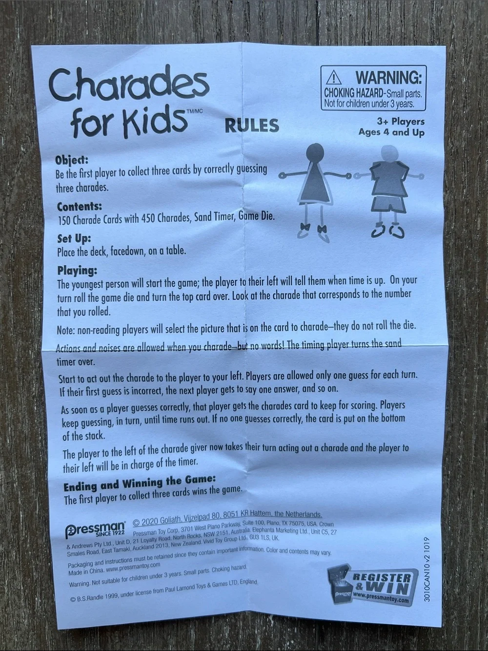 NWOB Charades for Kids Card Game